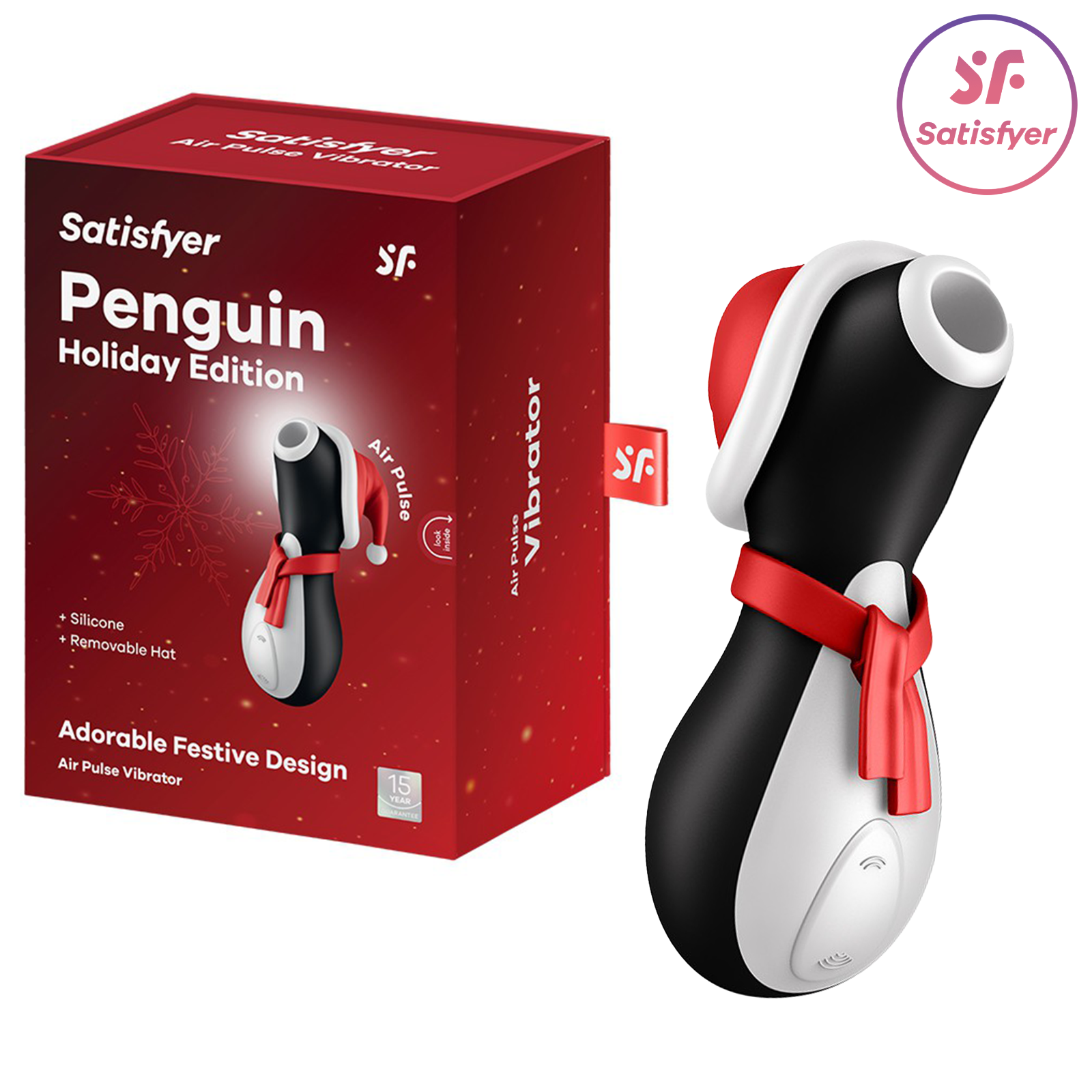 Satisfyer Penguin Holiday Edition Air Pulse Succhia Clitoride Sex Toy Donna