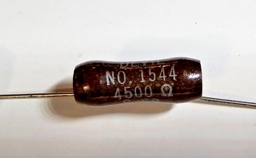 QTY 50 pc. Ohmite Brown Devil 8 W axial tubular ceramic wirewound resistor 4500Ω