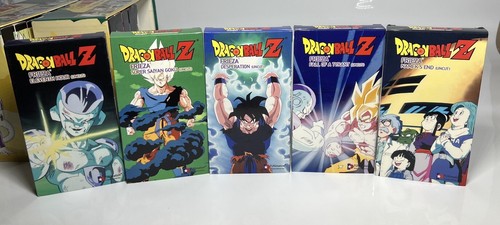 Dragon Ball Z Frieza Saga VHS 20 Tapes Uncut And Edited Box Sets - Picture 23 of 24