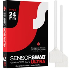New Photographic Solutions Type 3 Sensor Swab Ultra 12-Pack, 24mm  9960