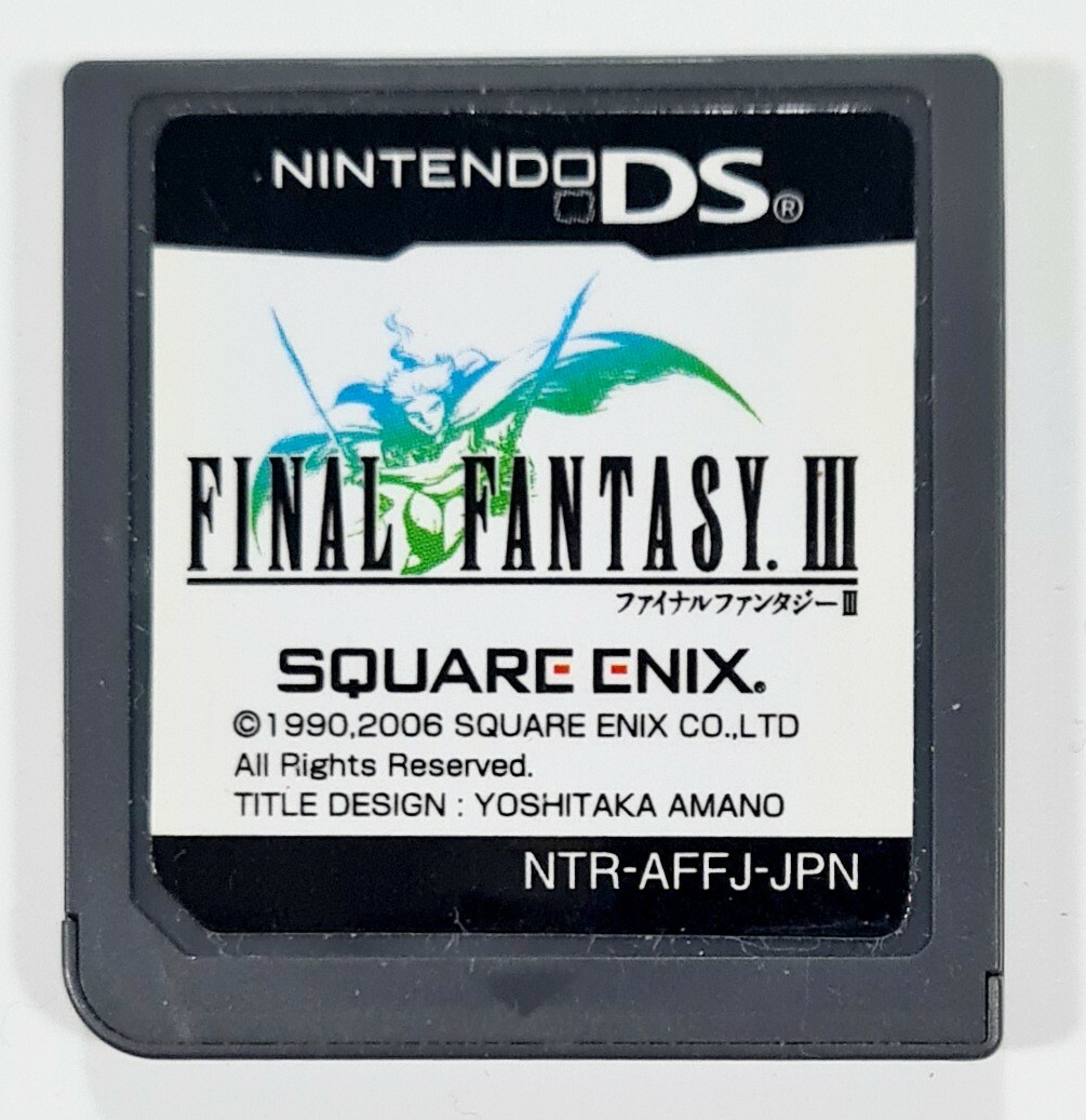 Nintendo DS game FINAL FANTASY III Japanese Square Enix / Role Playing Game