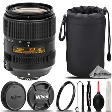 Nikon AF-S DX NIKKOR 18-300mm f/3.5 VR Lens Lens Hood U.V Filter - Saving Kit