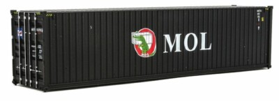 Walthers ~ HO Scale 40' Hi Cube Corrugated Container ~ Mitsui OSK Line 949-8264