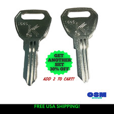 2 Key 1645 Blanks Bulldog Ccp Ctp Fulton Reese Hitch Coupler Receiver Locks