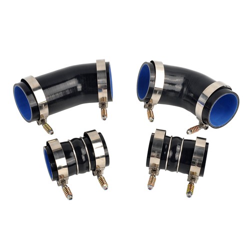 Kit de manguera de silicona para arranque intercooler Duramax LLY 04-05 Chevrolet GMC 6,6 L BK - Imagen 2 de 9