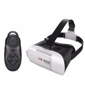 Virtual Reality Vr 3d Phone Headset Video Glasses Helmet + Bluetooth Remote - Us Virtual Reality Vr 3d Phone Headset Video Glasses Helmet + Bluetooth Remote - Us