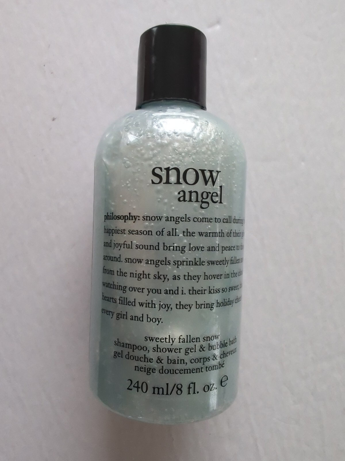 Philosophy SNOW ANGEL Shampoo Shower Gel Bubble Bath 8 oz eBay