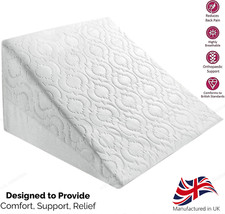 Wedge Pillow Acid Reflux Orthopaedic Body Support Back & Leg Bed Up Rest UK Foam