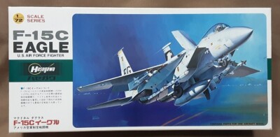 older release Hasegawa 1/72 F-15C Eagle Airplane Kit #E007:600