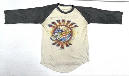 De colección Distressed Journey 1983 World Tour manga 3/4 mediana LEER - Imagen 3 de 11