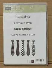 STAMPIN UP best dad ever stamp set birthday Father  s Day