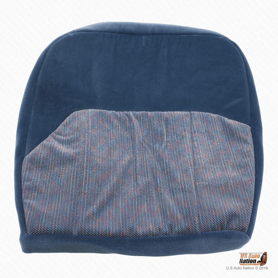 1996 Ford F150 F250 F350 F450 F550 DRIVER Bottom BLUE Fabric Replacement Cover - Image 4 of 4