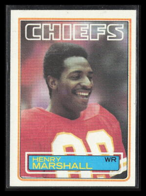 Henry Marshall 1983 Topps #291  Kansas City Chiefs