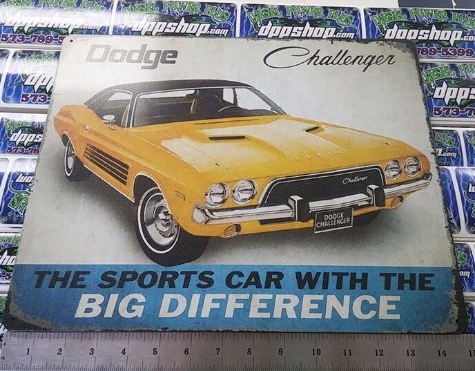 Classic Mopar Dodge Super Bee Die-Cut Metal Sign Classic Mopar Dodge Super Bee Die-Cut Metal Sign