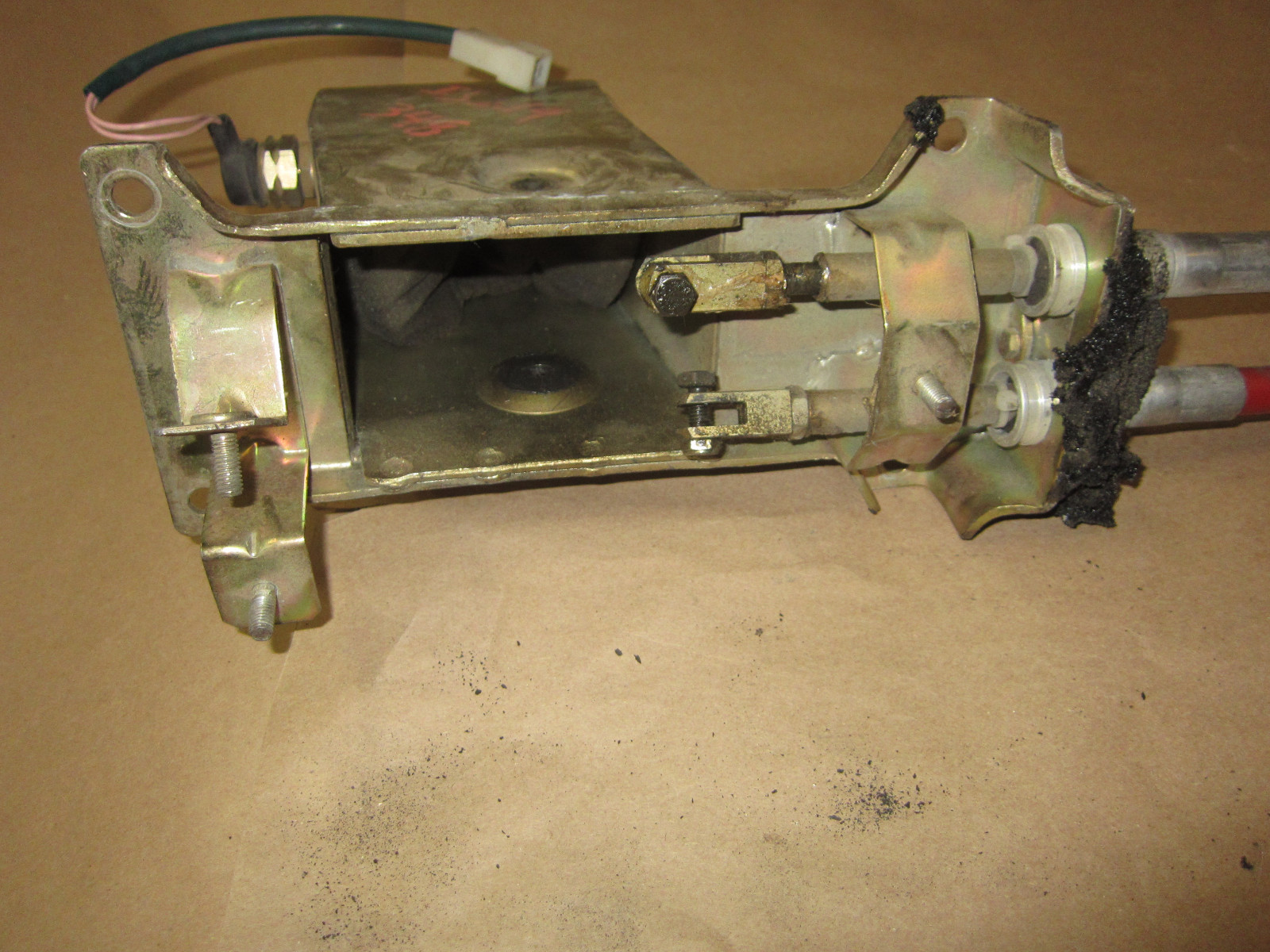 Ferrari 348 - Shifter Box Assembly With Control Cables (USED) - P/N 144743