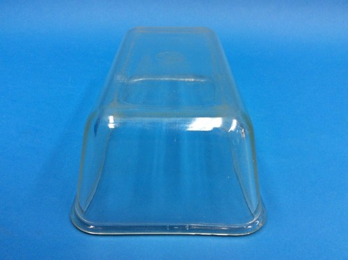 Vintage Used Clear Glass Pyrex 1919 Bread Pan Casserole Dish Kitchen Cookware - Picture 10 of 12