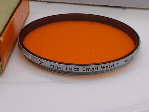 Rare Genuine Leica Ernst Leitz  GmbH Wetzlar Or Orange filter (E-58?)  58mm - Picture 3 of 4