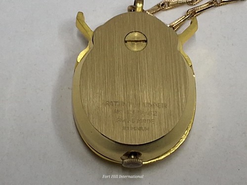 Reloj colgante Jufrex para dama bug dorado cigarra - Imagen 4 de 6