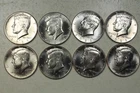 2021 - 2024 P&D Kennedy Half Dollar. Gem Brilliant Uncirculated  Mint Roll Set