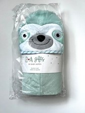 Baby Aspen Sloth Hooded Bath Towel