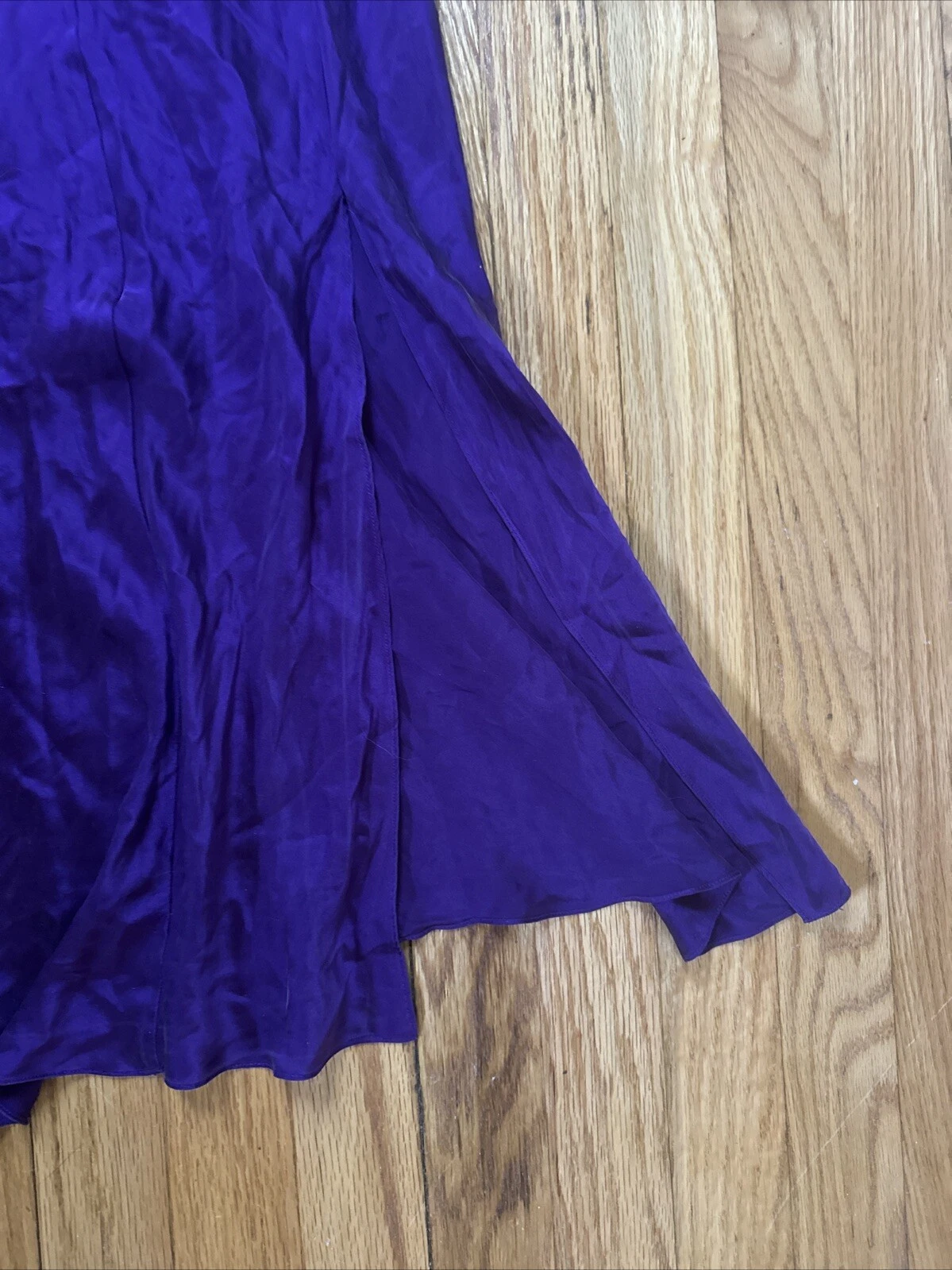 UNDERCOVER Camicia da notte anni 90 Victorias Secret seta vintage viola slip dress M