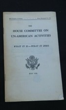 1958 RARE U.S. House Doc. No. 118 Committee on UN-American Activities COMMUNISM 1958 RARE U.S. House Doc. No. 118 Committee on UN-American Activities COMMUNISM