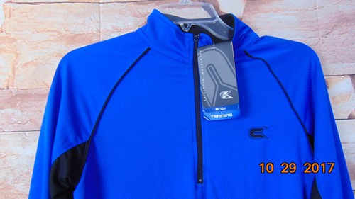Colosseum 1/4 zip long sleeve active top mens Size S blue /black - Picture 3 of 7