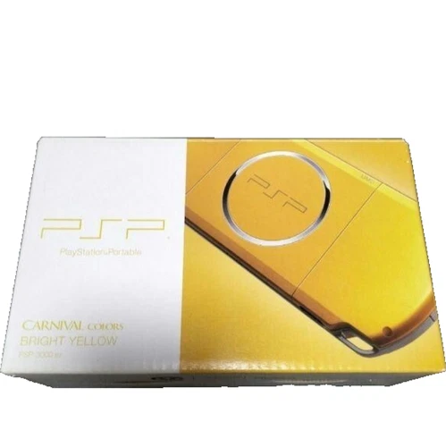 Sony PSP 3000 Launch Edition Bright Yellow Handheld System