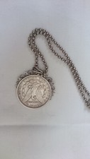 Kette mit Morgan One Silberdollar