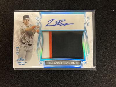 2023 Leaf Trinity #48/49 Platinum Travis Bazzana Patch Auto | eBay