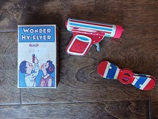 vintage ALPS TIN TOY wonder HY-Flyer JAPANESE toy in box tin toy lot Antique Toy