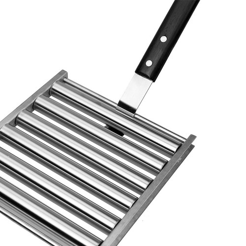 5 Capacity Hot Dog Roller Rack for Grill Sausage Roller with Long Wood Handed - Picture 3 of 12