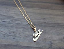 Nike Swoosh 18k Gold Necklace Nike Swoosh 18k Gold Necklace