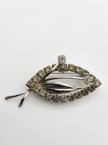 6-Vintage Strass MCM BROSCHE ANSTECKNADELN-Freeform Art/Stilisiert/Krone signiert B.David - Bild 11 von 15