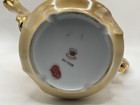Vintage Lefton China 1866 Gold Beige Rose Floral Pattern Coffee Pot — photo 5