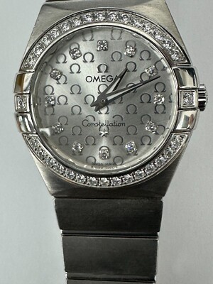 Omega Constellation 123.15.27.60.52.001 Diamond Dial & Bezel Lds Watch WARRANTY