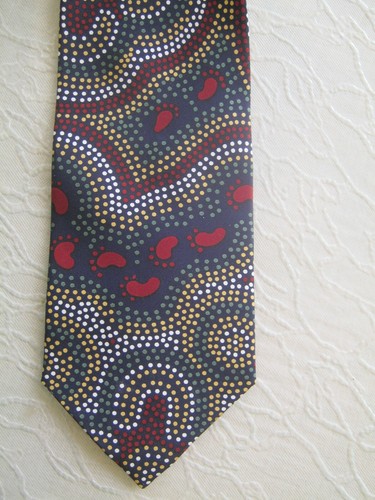 Bulurru Australia tie cravat Karen Taylor "On Walkabout" - uniset - Picture 5 of 7