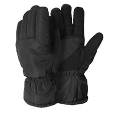 Kids Black Polar Extreme Thick Waterproof Windproof Anti Slip Palm Ski Gloves