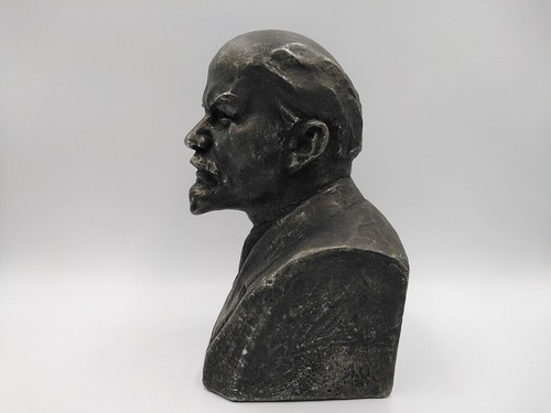 Antique bust Lenin, Soviet propaganda communism, socialism and Leninism - Picture 5 of 11