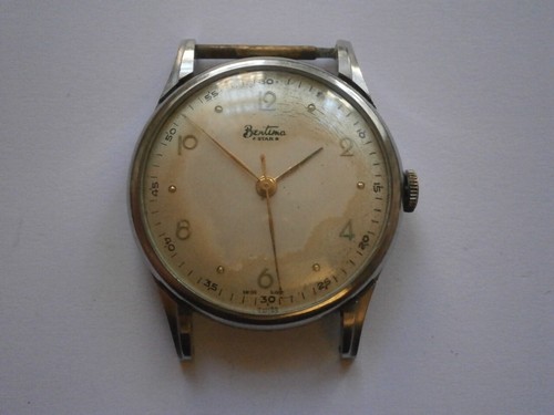 Vintage gents wristwatch BENTIMA STAR mechanical watch spares or repair ETA 1080 - Picture 2 of 16