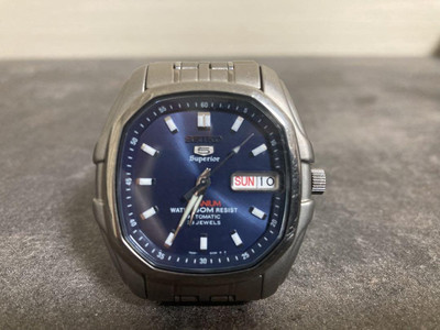 SEIKOスーペリア(ジャンク) Rare Seiko Superior SKZ049 Automatic 7S36 Blue Sunburst Dial 70's