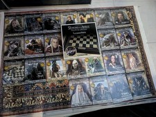 Lotto Scacchi II Signore degli Anelli(DeAgostini) - Scacchiera, 41 Pezzi e 25