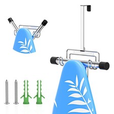 Ironing Board Holder Wall Mount/Over The Door Ironing Board Hanger, Laundry Room