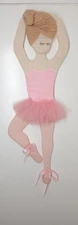 Wooltex Int'l Ballerina Ballet Wall Art Like As Seen On 80s TV Show "Full House"
