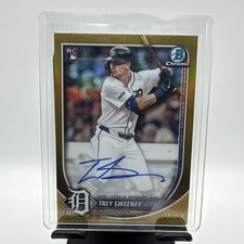 2025 Bowman Chrome - Rookie Autographs Trey Sweeney, Trey Sweeney #CRA-TS...