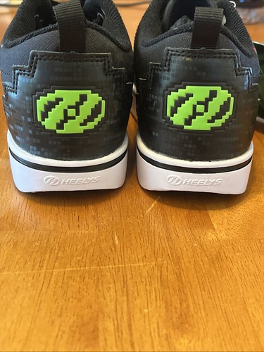 Heelys Pro20 Minecraft Zapatos Niños Jóvenes Talla 1 Negro Verde Rueda Zapatos de Patín - Imagen 6 de 11