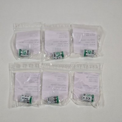 6x Saft LS 14250 Spezial-Batterie 1/2 AA Lithium 3.6 V 1200 mAh 6 Stk. Set 6er
