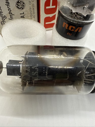 (2) NOS NIB RCA & GE RADIOTRON 6DQ5 RADIO AMPLIFIER TUBES IN BOXES TESTED - Picture 4 of 12