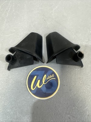 VW MK2 Scirocco Pair Corner Triangle Mirror Trim Drivers Side Door OEM Genuine