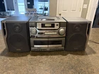 Vintage 1990’s Aiwa CA-DW420U CD Carry Component System Double Cassette Tested